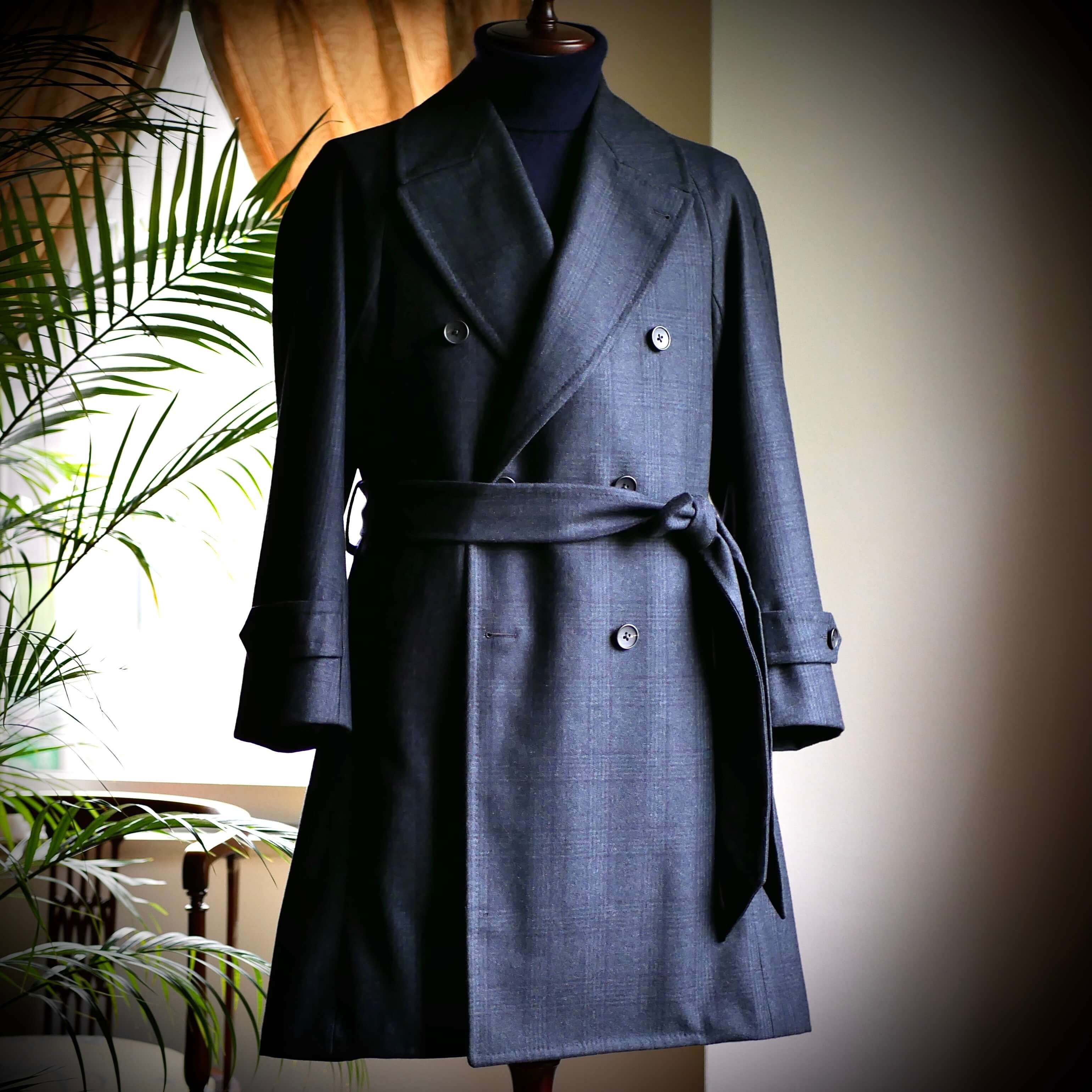 【美品】OVERCOAT ラグランスリーブオーバーコート